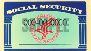 Social security Number card