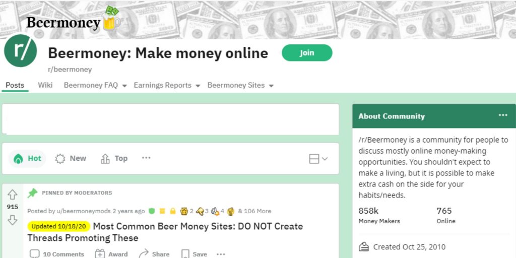 Beer Money Reddit