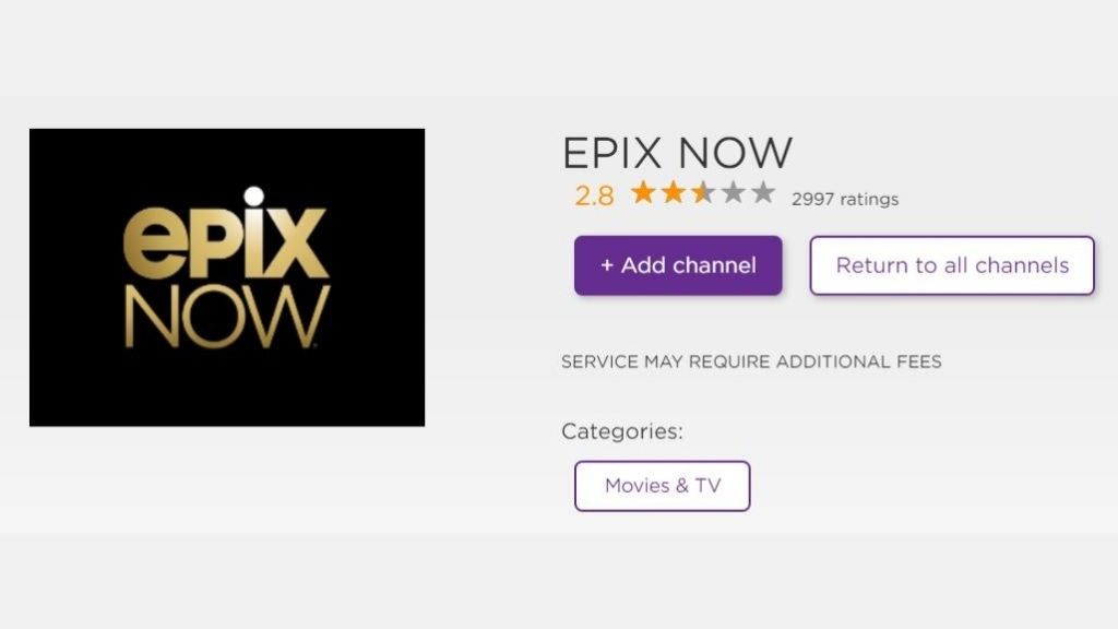 epixnow.com/activate on roku