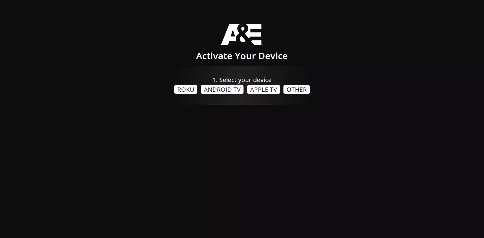 Activate aetv.com