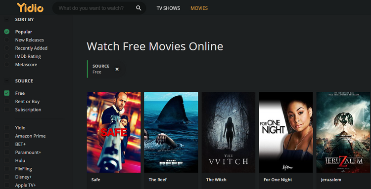 The Best Free Movie Streaming Sites