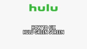 Fix Hulu Green Screen Easily and Fast